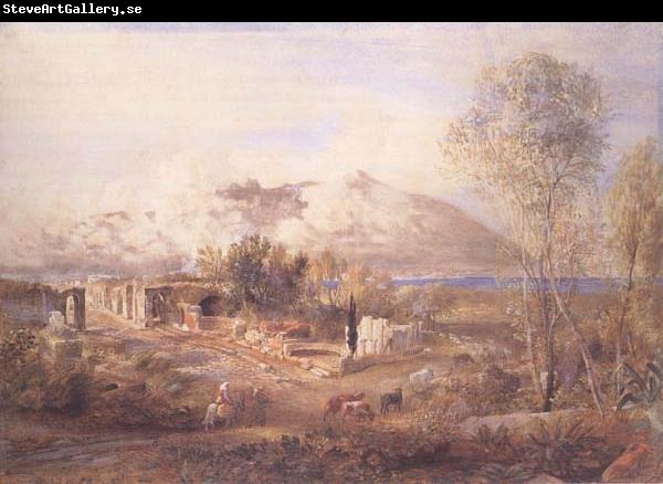 Samuel Palmer Street of Tombs,Pompeii